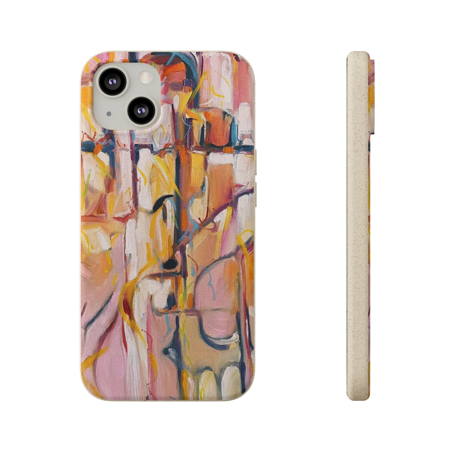 Biodegradable Phone Case with 'Abstract Pueblo' Original Artwork by Barbara Cleary-13