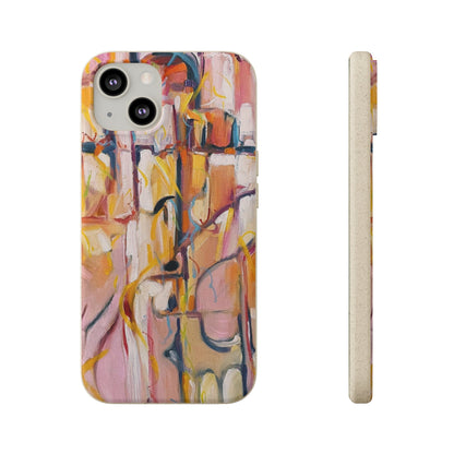 Biodegradable Phone Case with 'Abstract Pueblo' Original Artwork by Barbara Cleary-13