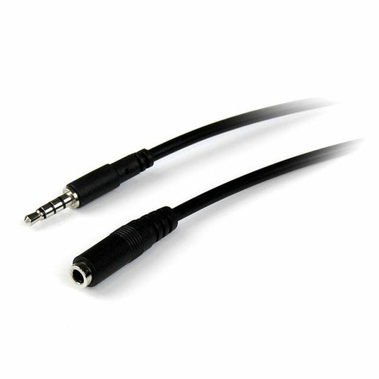 Jack Extension Cable (3.5 mm) Startech MUHSMF1M             Black 1 m-0