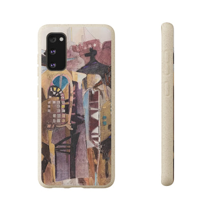 Biodegradable Phone Case with 'San Francisco De Asis' Abstract Original Artwork by Barbara Cleary-45