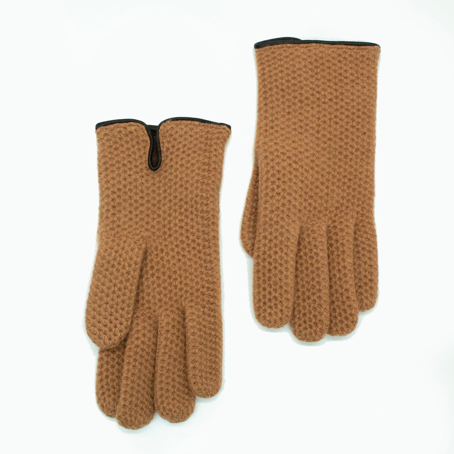 CASHMERE HONEYCOMB GLOVES-1