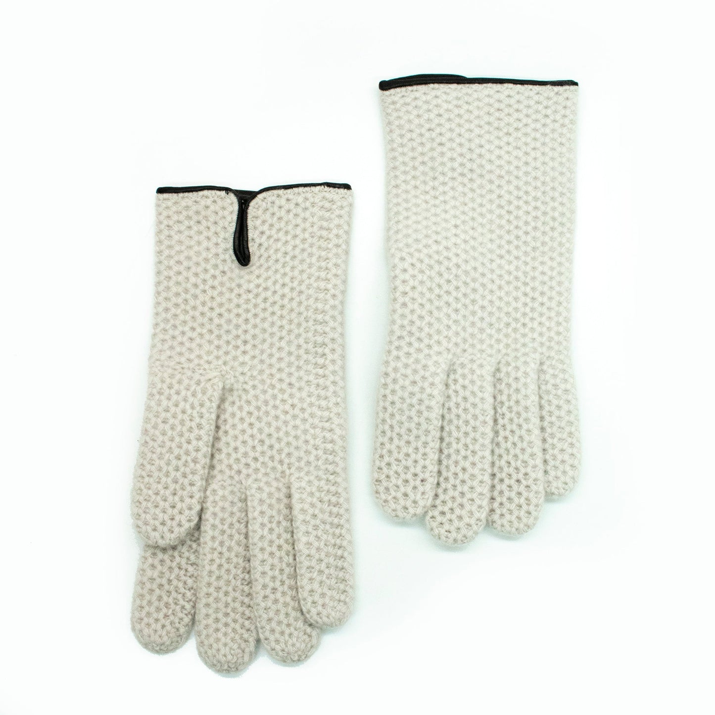 CASHMERE HONEYCOMB GLOVES-3