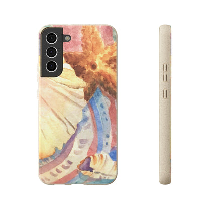 Biodegradable Phone Case with 'Treasures of the Tide' Watercolor Original Artwork by Barbara Cleary-40