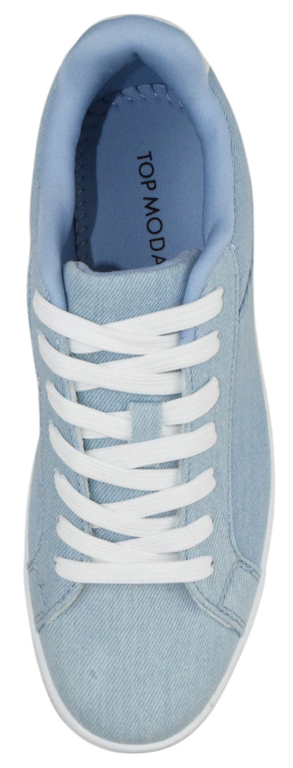 AERIE-1 Blue Denim Top MODA-3