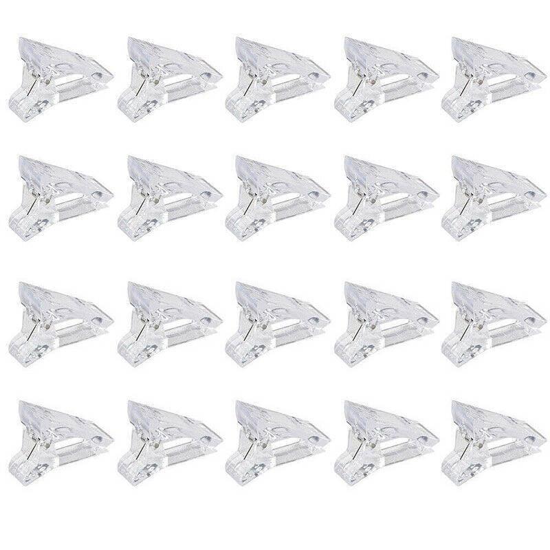 5-50Pcs Nail Tips Clip Clamps For Poly Gel Quick Building Extension Builder Tool-7