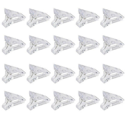 5-50Pcs Nail Tips Clip Clamps For Poly Gel Quick Building Extension Builder Tool-7