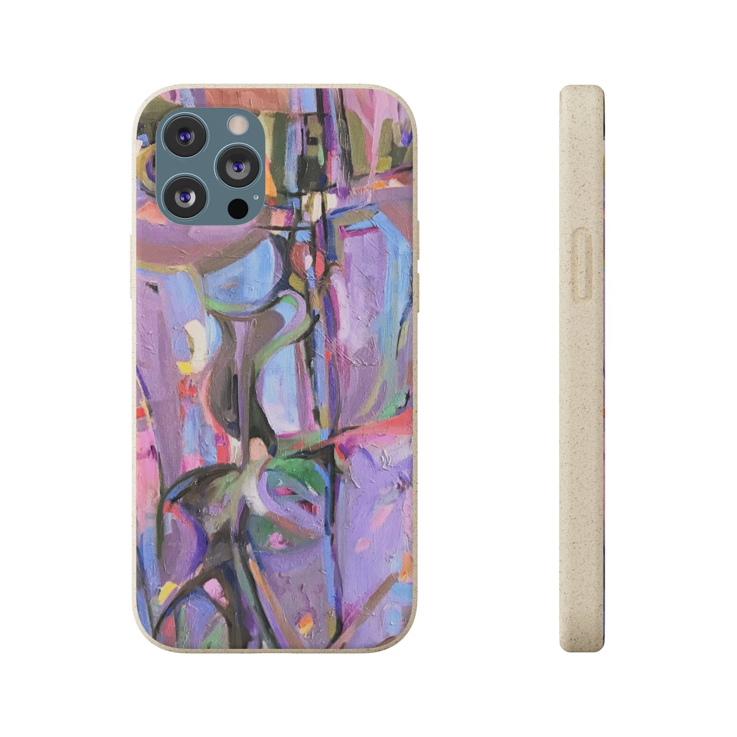 Biodegradable Phone Case with 'Passages' Abstract Original Artwork by Barbara Cleary-30