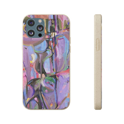 Biodegradable Phone Case with 'Passages' Abstract Original Artwork by Barbara Cleary-30