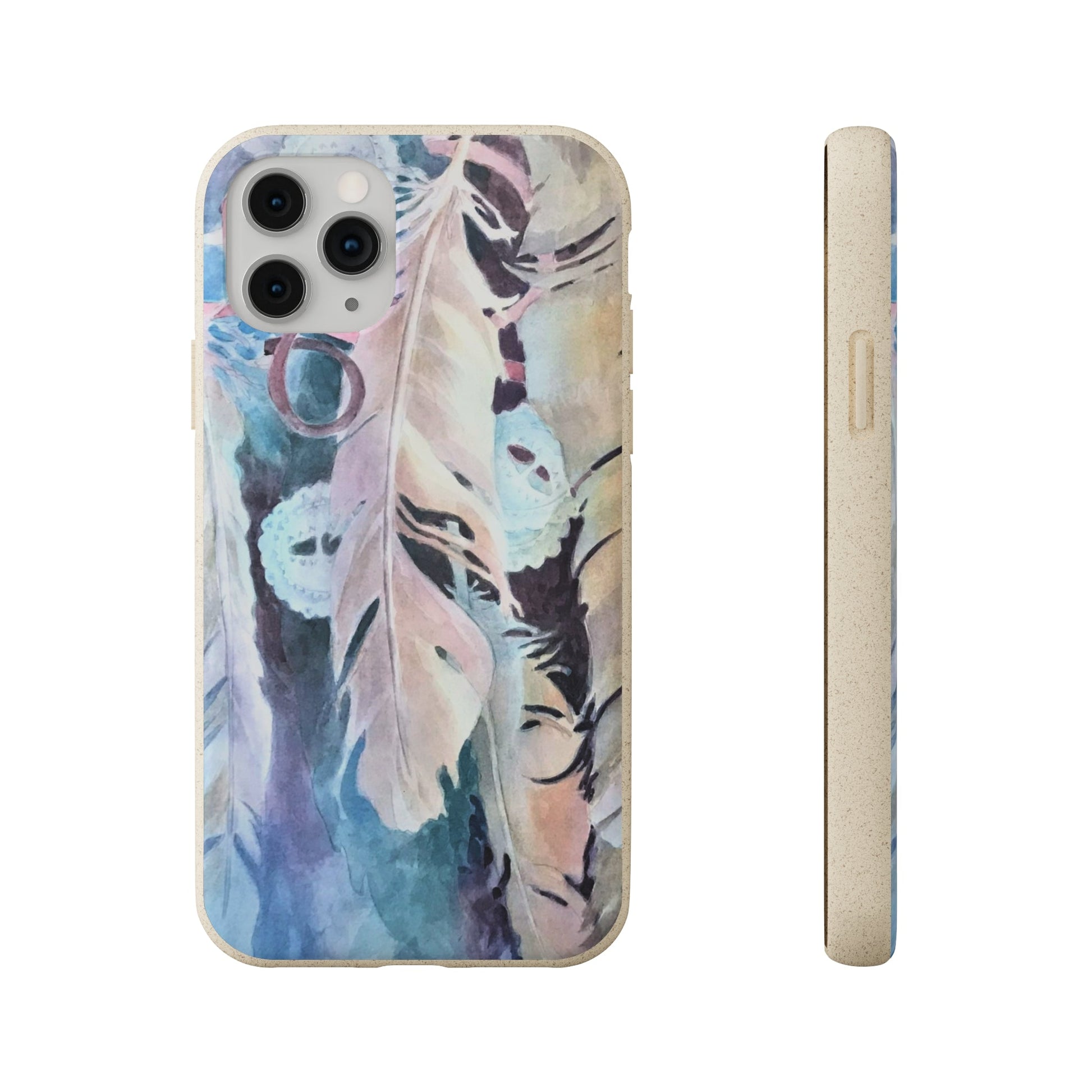 Biodegradable Phone Case with 'Conchos' Watercolor Original Artwork by Barbara Cleary-31