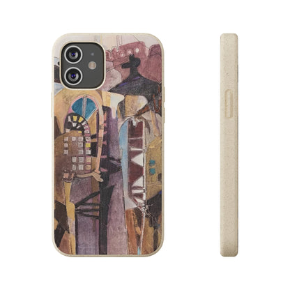 Biodegradable Phone Case with 'San Francisco De Asis' Abstract Original Artwork by Barbara Cleary-17