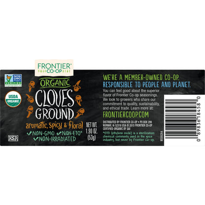 Frontier Herb Organic Ground Cloves (1x1.90 Oz)-1