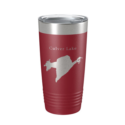 Culver Lake Map Tumbler Travel Mug Insulated Laser Engraved Coffee Cup New Jersey 20 oz-18