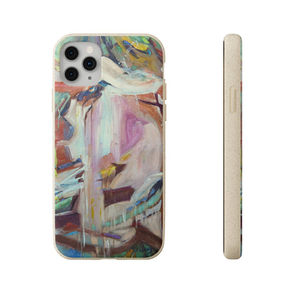 Biodegradable Phone Case with 'All Seasons' Abstract Original Artwork by Barbara Cleary-32