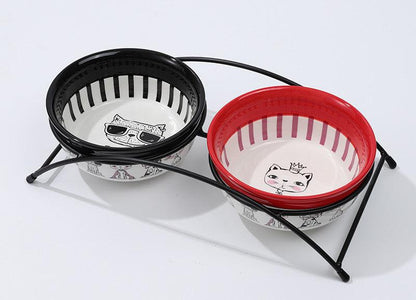 Pet Food And Water Dispenser For Cats And Dogs-3