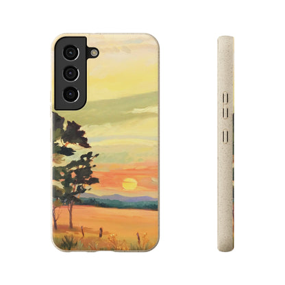 Biodegradable Phone Case with 'Sunrise' Landscape Original Artwork by Barbara Cleary-33