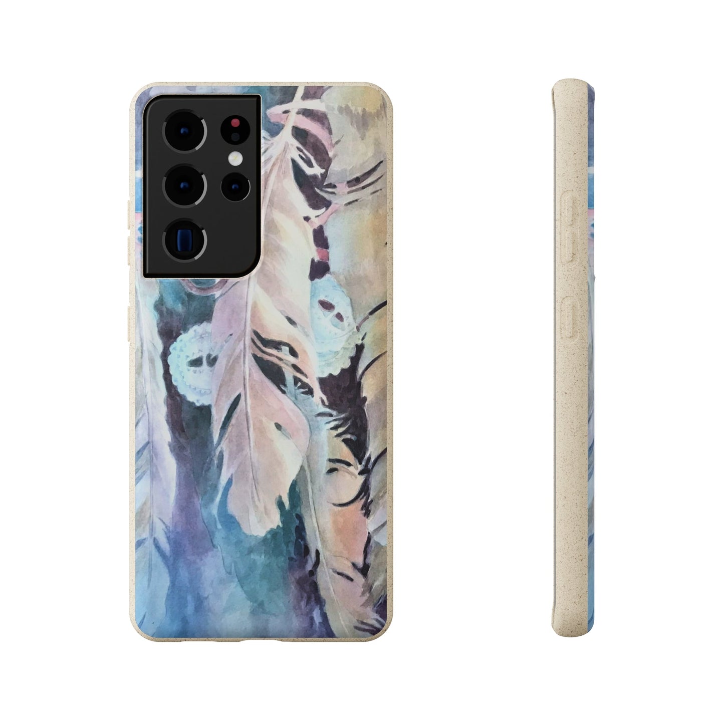 Biodegradable Phone Case with 'Conchos' Watercolor Original Artwork by Barbara Cleary-38