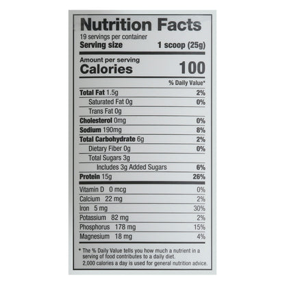 GROW PEA PROTEIN VAN RAW ( 1 X 16.7 OZ   )-0