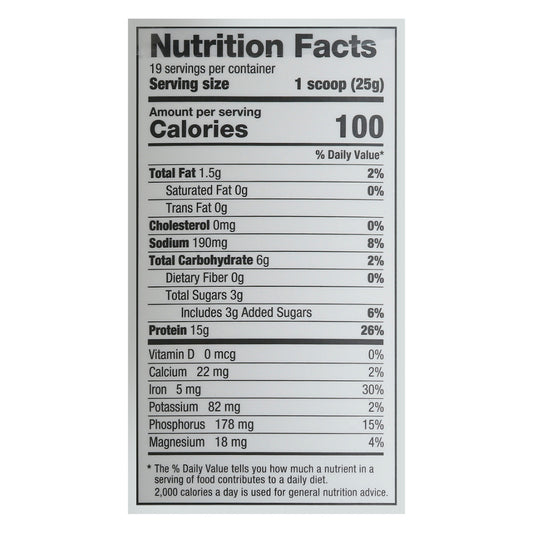 GROW PEA PROTEIN VAN RAW ( 1 X 16.7 OZ   )-0