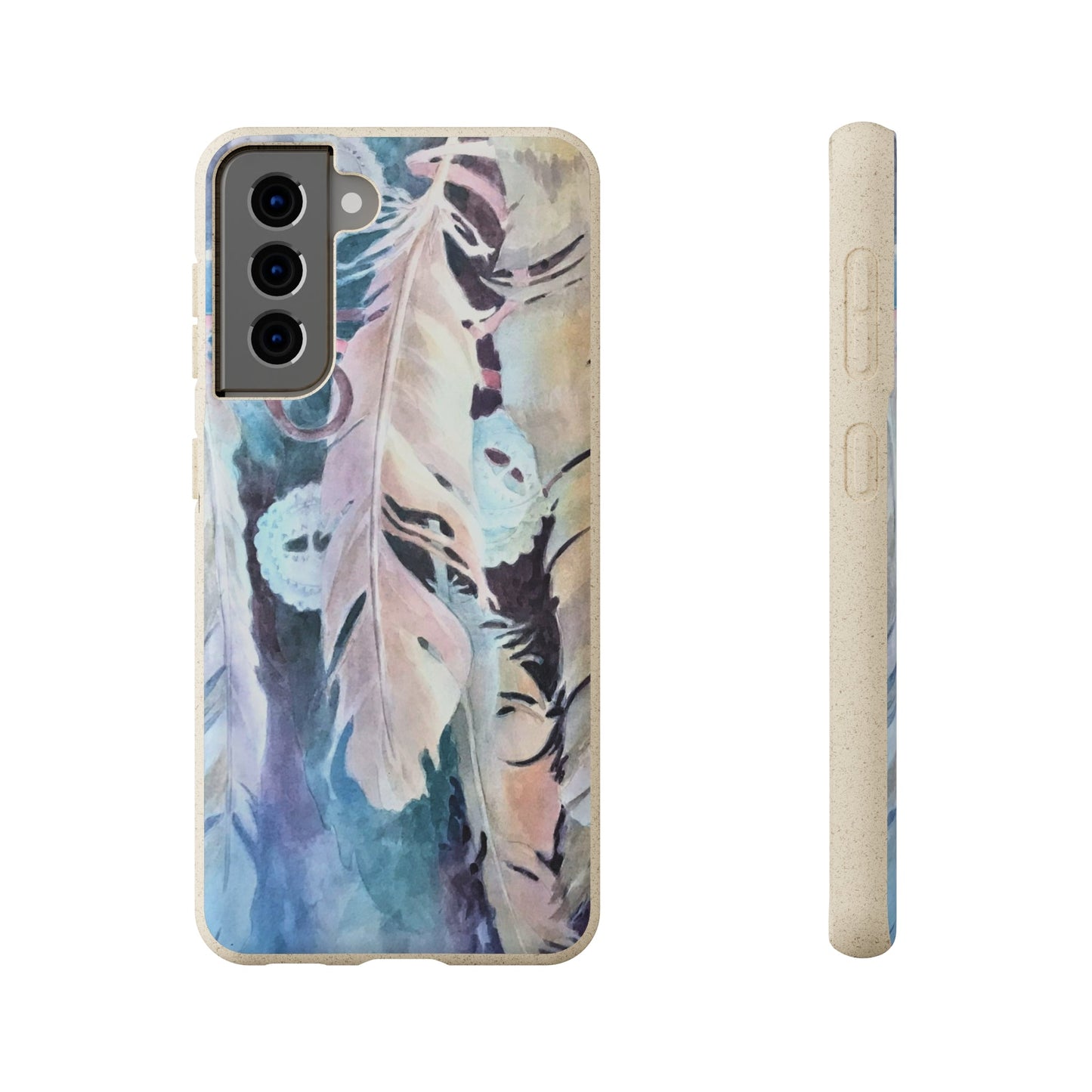 Biodegradable Phone Case with 'Conchos' Watercolor Original Artwork by Barbara Cleary-36