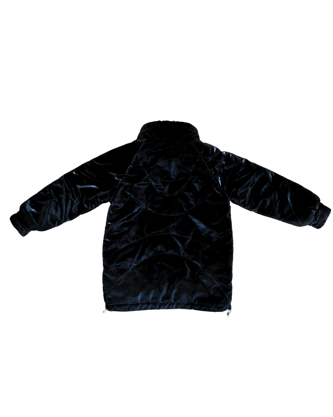 Kid's Wool Puff Jacket - Black - Natural, Non-Toxic & Insulated with 100% Wool-4