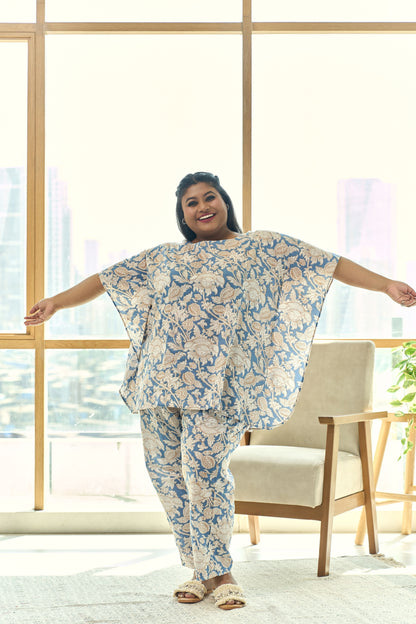 Kaftan Co-ord Set-Plus Size-2