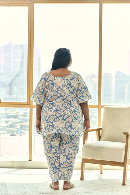 Kaftan Co-ord Set-Plus Size-4