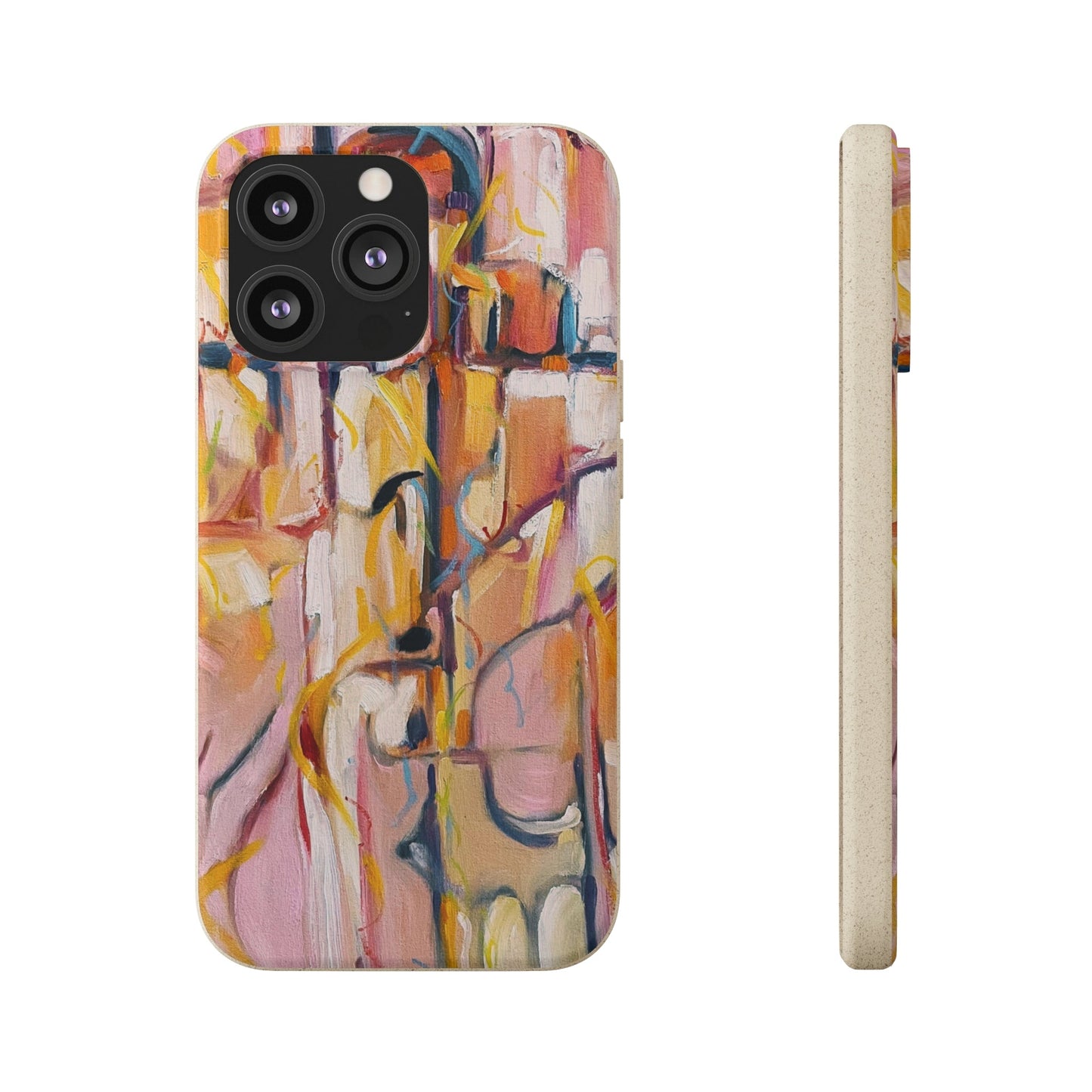 Biodegradable Phone Case with 'Abstract Pueblo' Original Artwork by Barbara Cleary-24