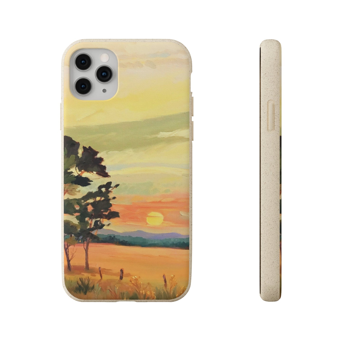 Biodegradable Phone Case with 'Sunrise' Landscape Original Artwork by Barbara Cleary-32