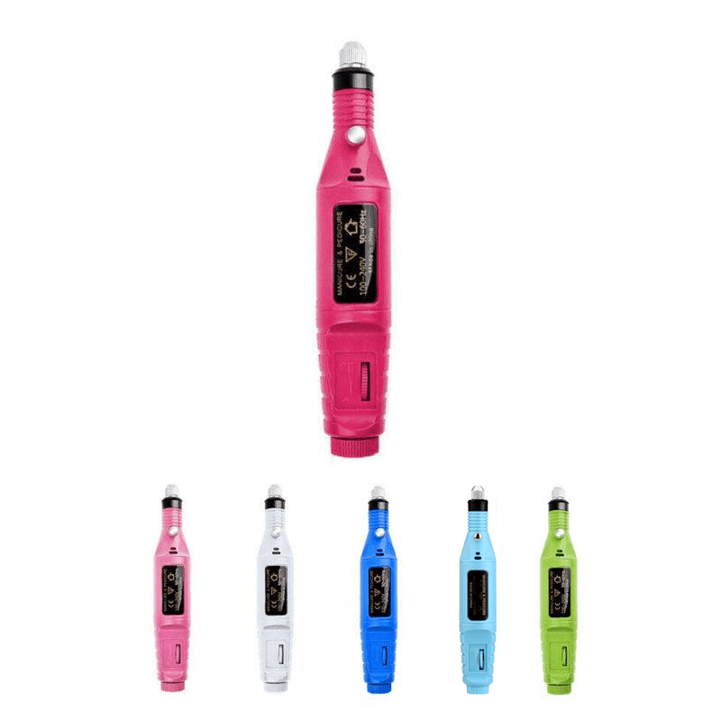 Electric Nail Drill Bits 12File Tool Set Machine Acrylic Art Manicure Pen Shaper-1