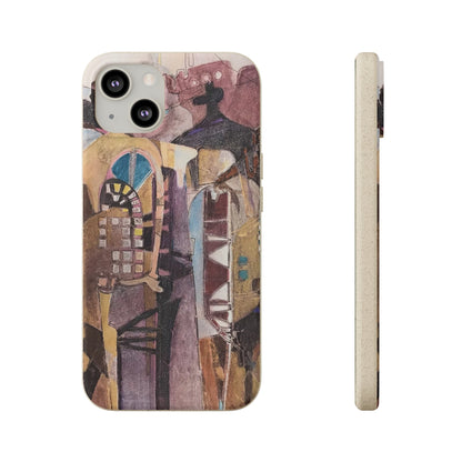 Biodegradable Phone Case with 'San Francisco De Asis' Abstract Original Artwork by Barbara Cleary-13