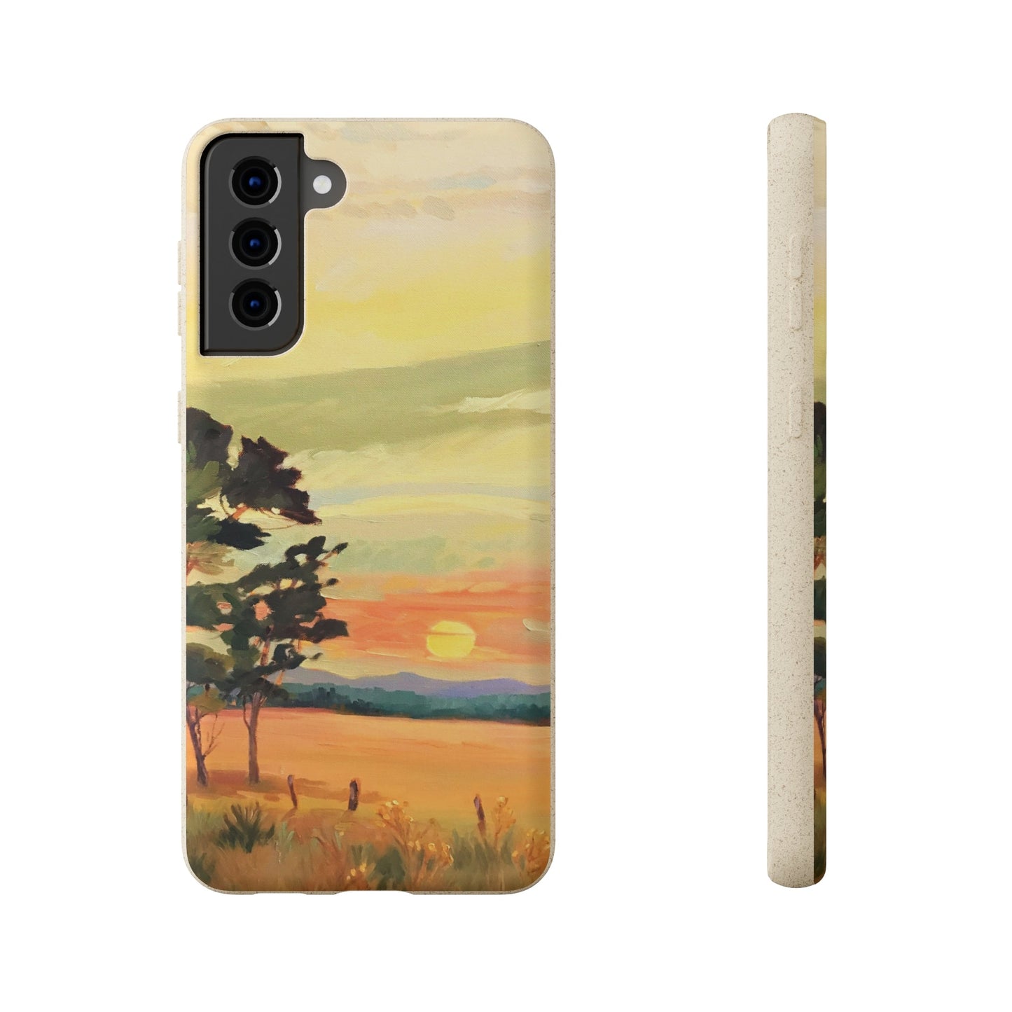 Biodegradable Phone Case with 'Sunrise' Landscape Original Artwork by Barbara Cleary-43