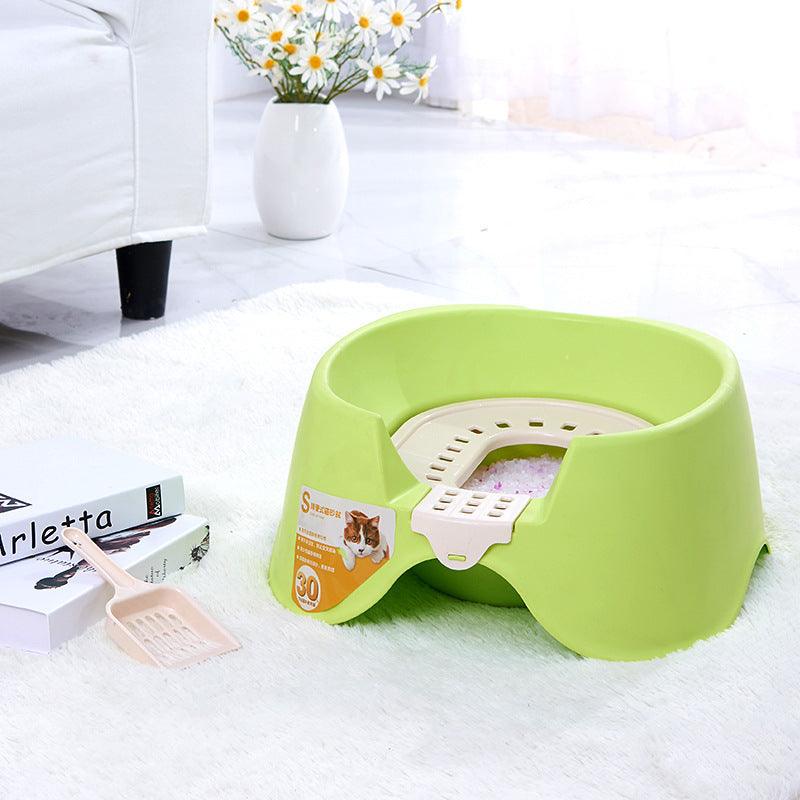Oversize Semi-Enclosed Spillproof Cat Litter Pan: The Durable And Easy-To-Clean Solution For Your Feline Friend-3