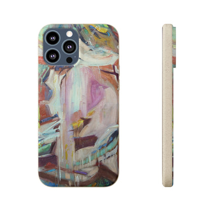 Biodegradable Phone Case with 'All Seasons' Abstract Original Artwork by Barbara Cleary-26