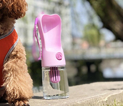 Pet Dog Cat Water Bottle Portable Feeder-5