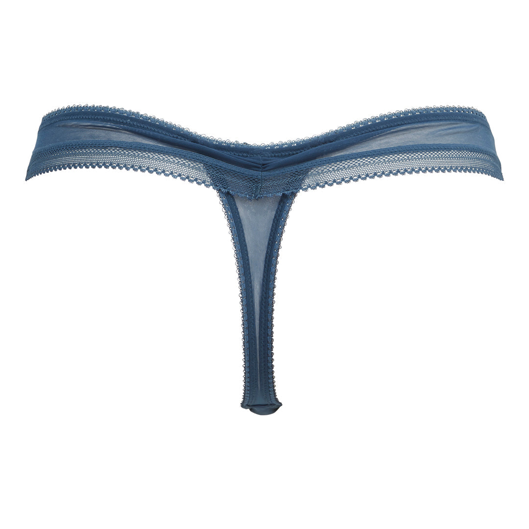 Gossard SSheer Lace Thong Panty Swirl-4