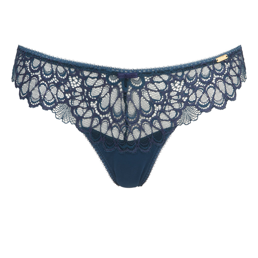 Gossard SSheer Lace Thong Panty Swirl-3