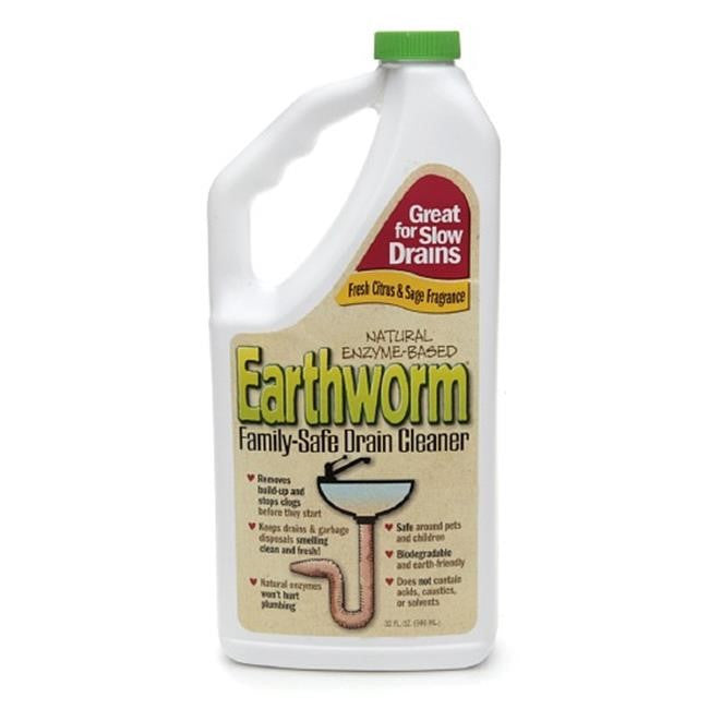 EARTHWORM DRAIN CLEANER ( 6 X 32 OZ   )-0