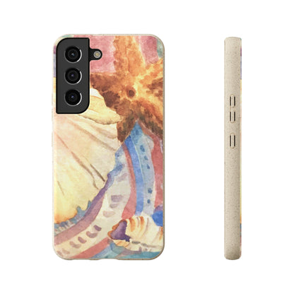 Biodegradable Phone Case with 'Treasures of the Tide' Watercolor Original Artwork by Barbara Cleary-33