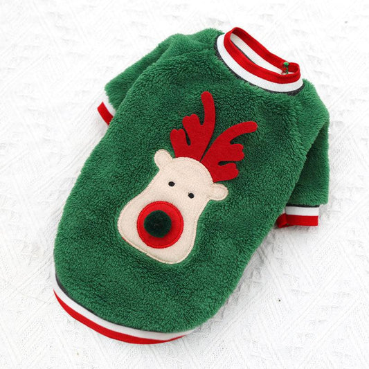 Festive Furry Friend Christmas Sweater-0