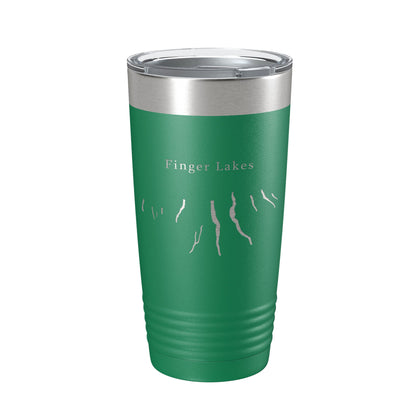 Finger Lakes Map Tumbler Travel Mug Insulated Laser Engraved Coffee Cup New York 20 oz-9