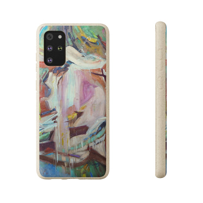 Biodegradable Phone Case with 'All Seasons' Abstract Original Artwork by Barbara Cleary-4