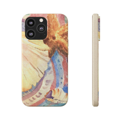 Biodegradable Phone Case with 'Treasures of the Tide' Watercolor Original Artwork by Barbara Cleary-25