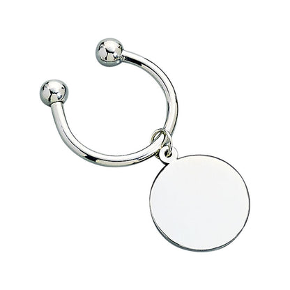 Disc Shaped Keychain-0