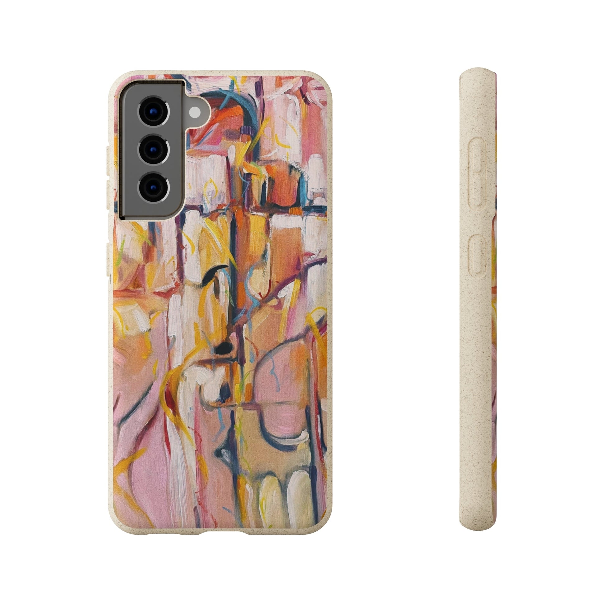 Biodegradable Phone Case with 'Abstract Pueblo' Original Artwork by Barbara Cleary-42