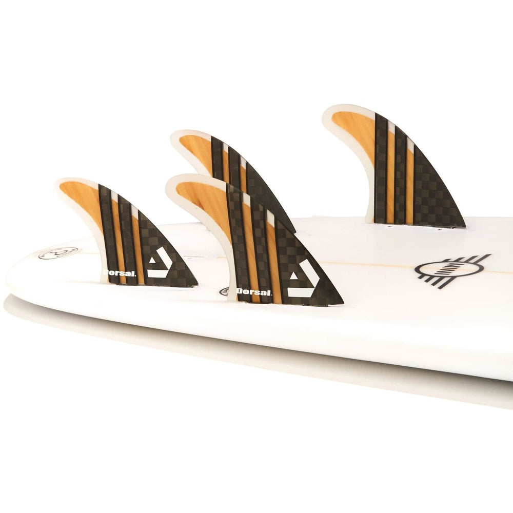 DORSAL Surfboard Fins Quad 4 Set FCS Compatible-1