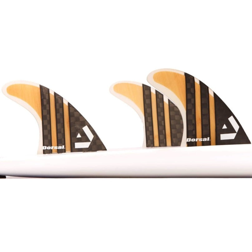 DORSAL Surfboard Fins Thruster 3 Set FCS Compatible-0