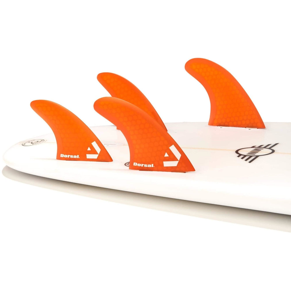 DORSAL Surfboard Fins Quad 4 Set FCS Compatible-0