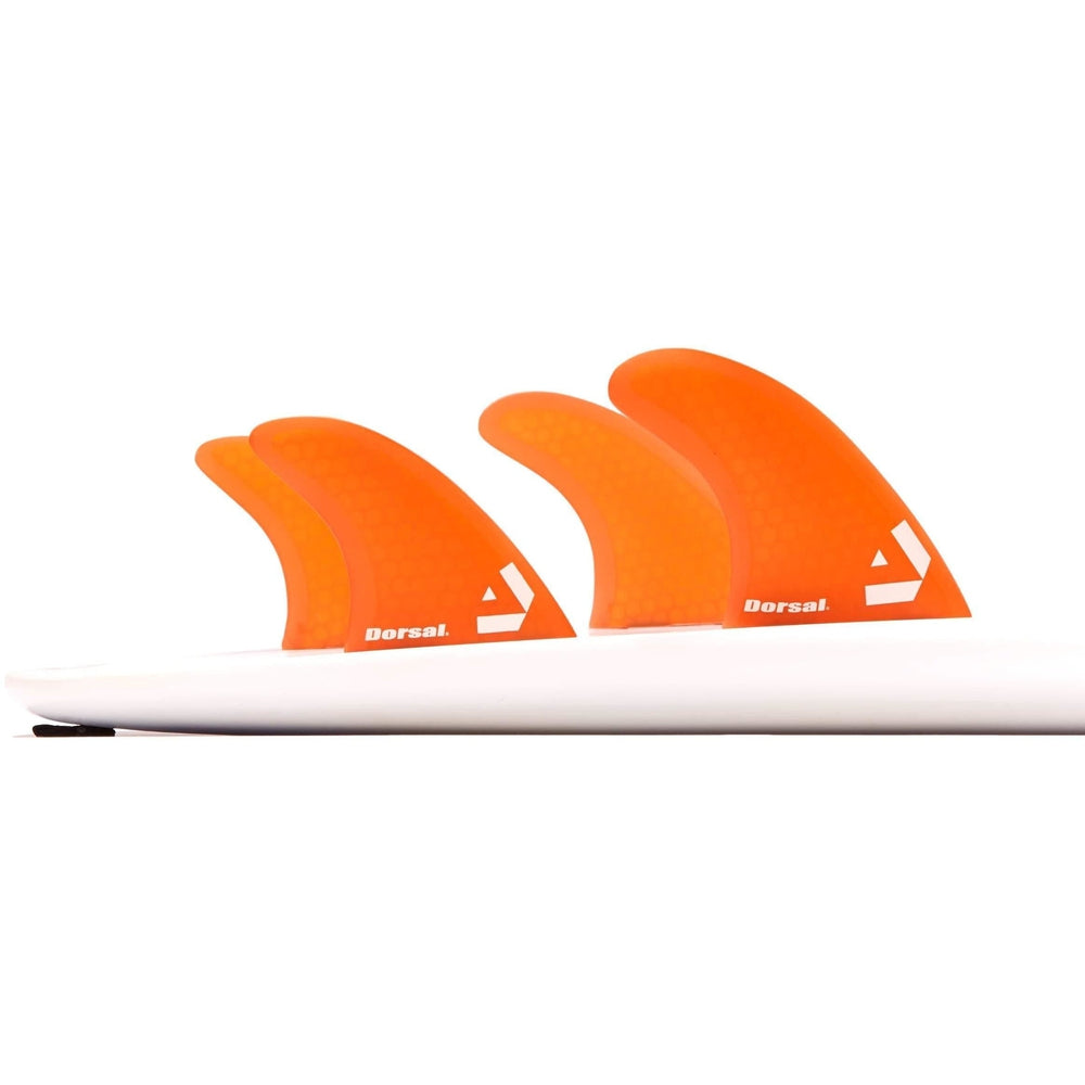 DORSAL Surfboard Fins Quad 4 Set FCS Compatible-2