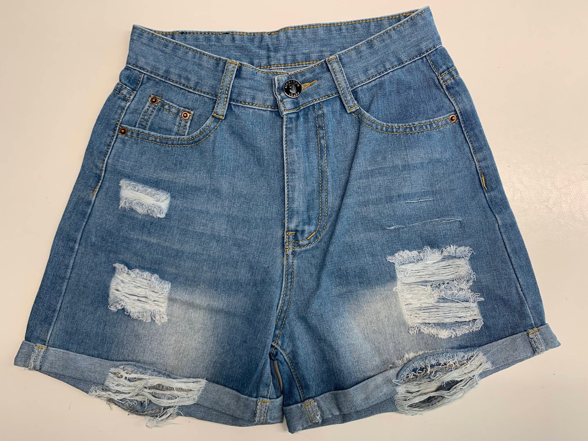 DON JOHN Jean Shorts Handmade Women's-3