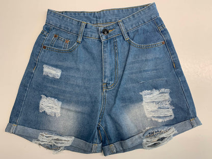 DON JOHN Jean Shorts Handmade Women's-3